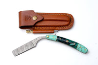 Damascus straigh razor