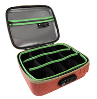 Silverton Hard Shell Secure Discreet Luggage: Orange / Medium