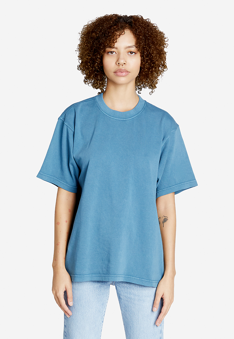 Urban Heavy Weight T Shirt: Oil Green / S