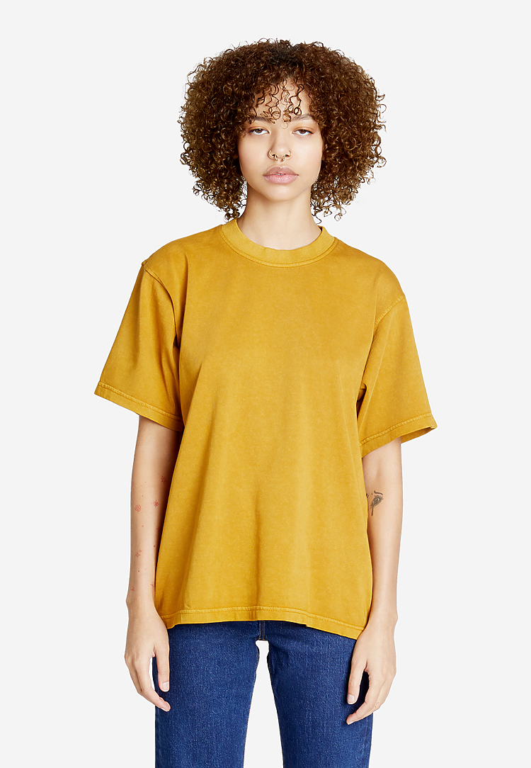Urban Heavy Weight T Shirt: Oil Green / S