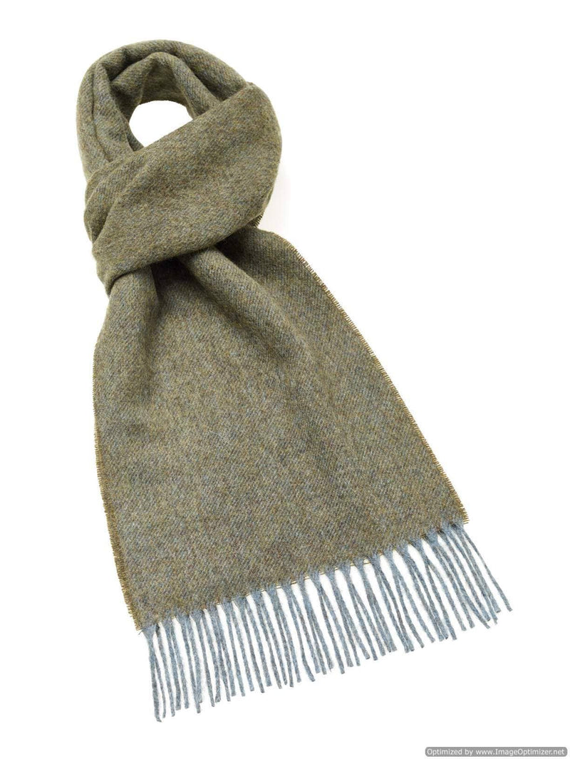 Luxury Plain Lovat Merino Lambswool Scarf