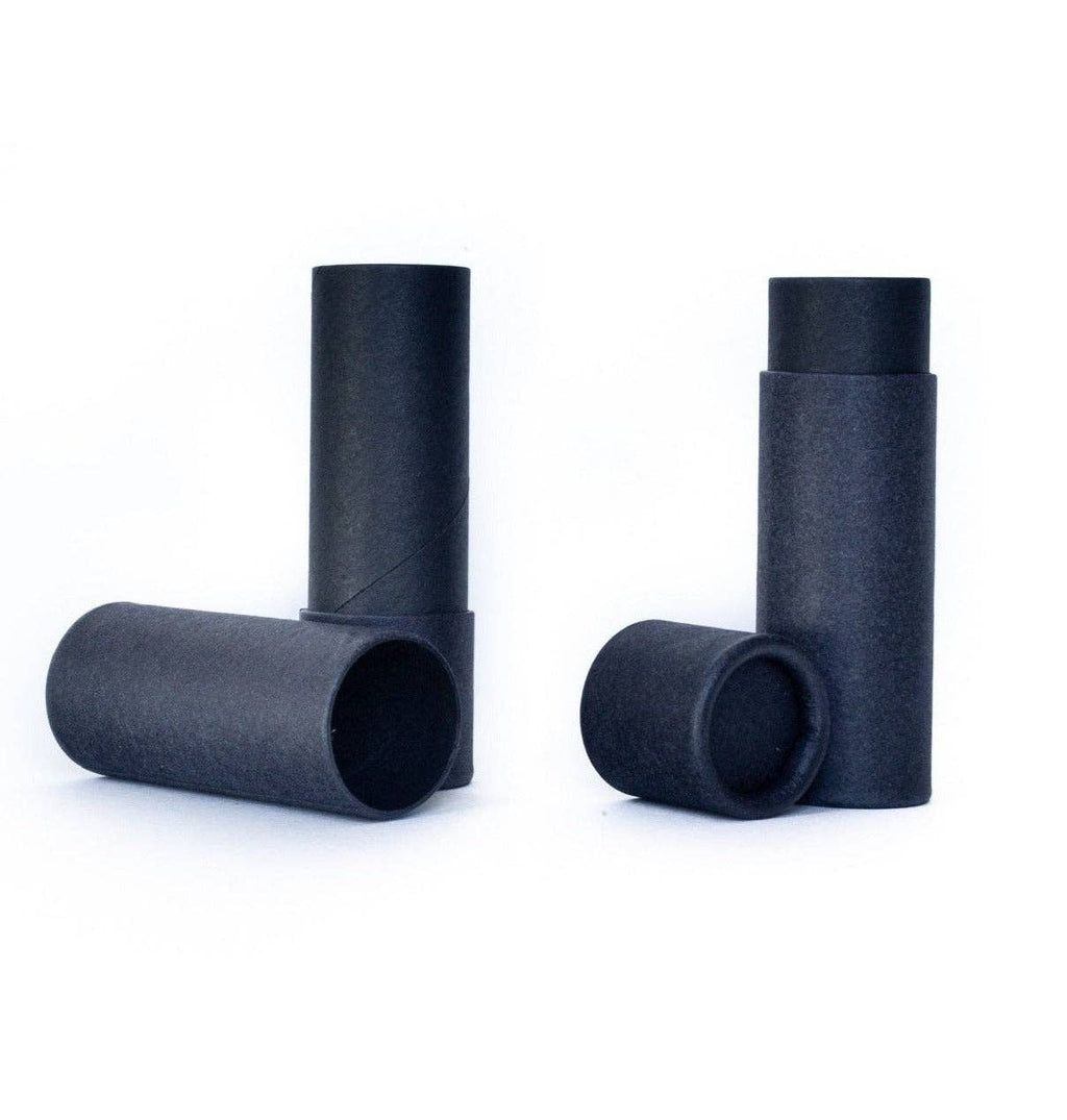 .3 ounce / 8.5 g Matte Black Lip Balm Tubes: 50 / #1