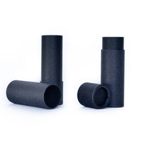 .3 ounce / 8.5 g Matte Black Lip Balm Tubes: 50 / #1