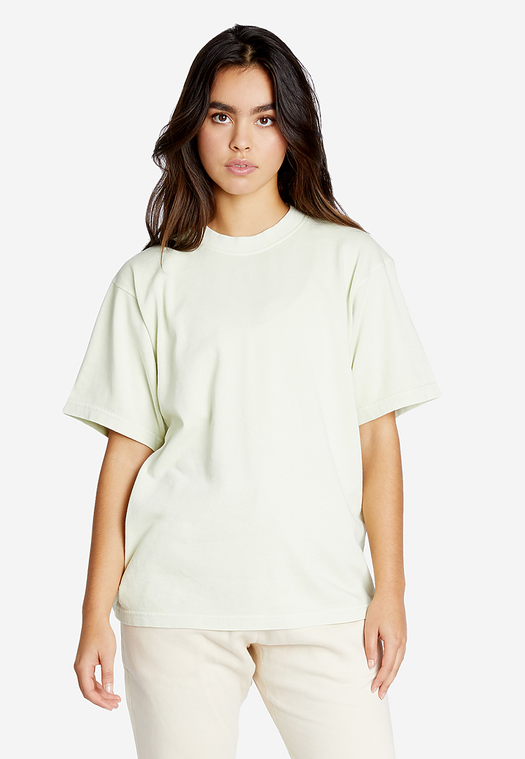 Urban Heavy Weight T Shirt: Oil Green / S