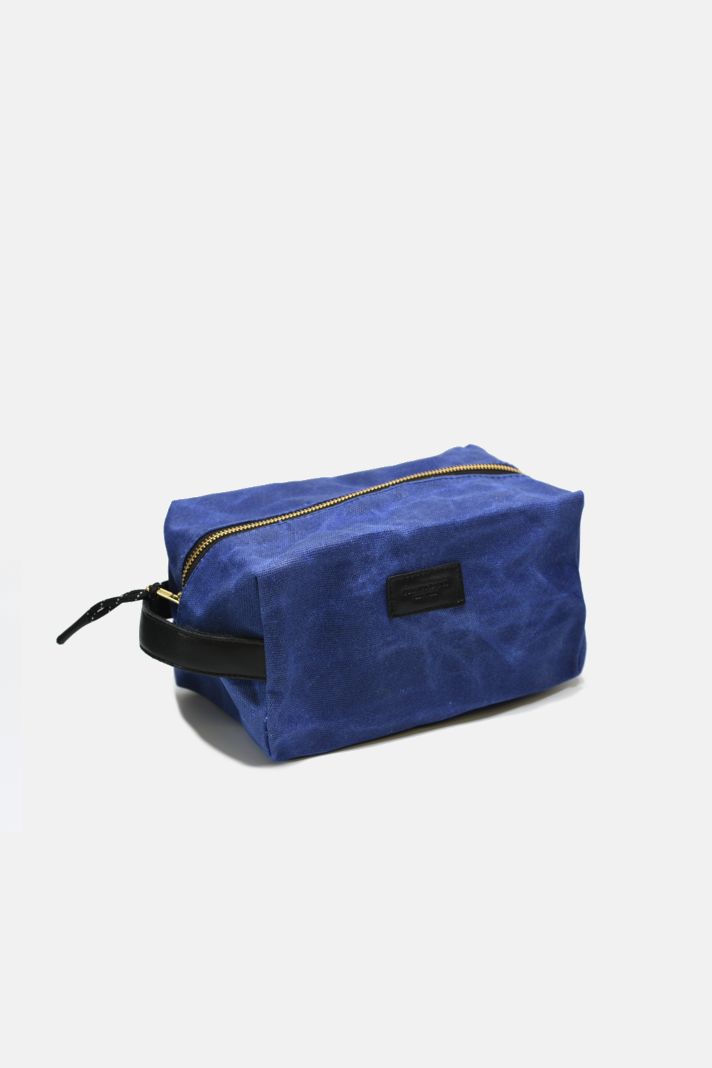 Waxed Canvas Toiletry Bag 2.0: Blue