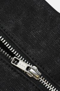 Waxed Cotton Dopp Kit // Toiletry Bag: True Black