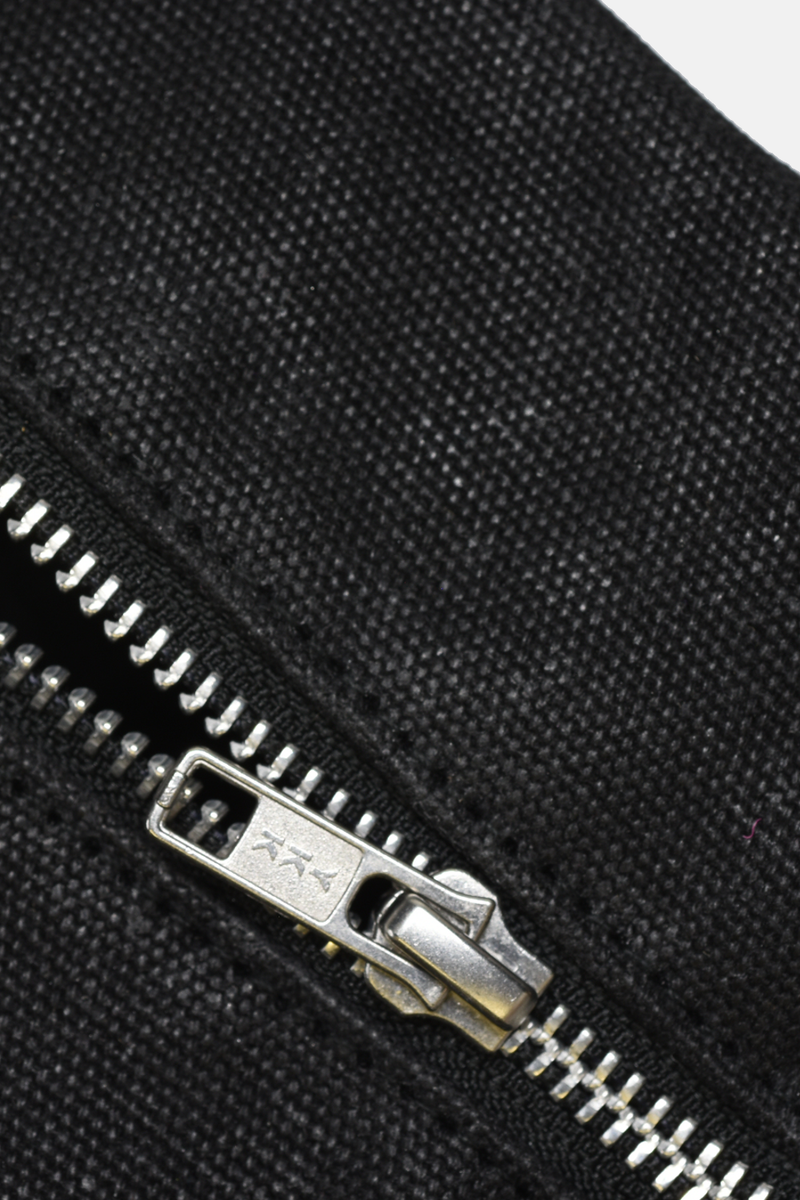 Waxed Cotton Dopp Kit // Toiletry Bag: True Black