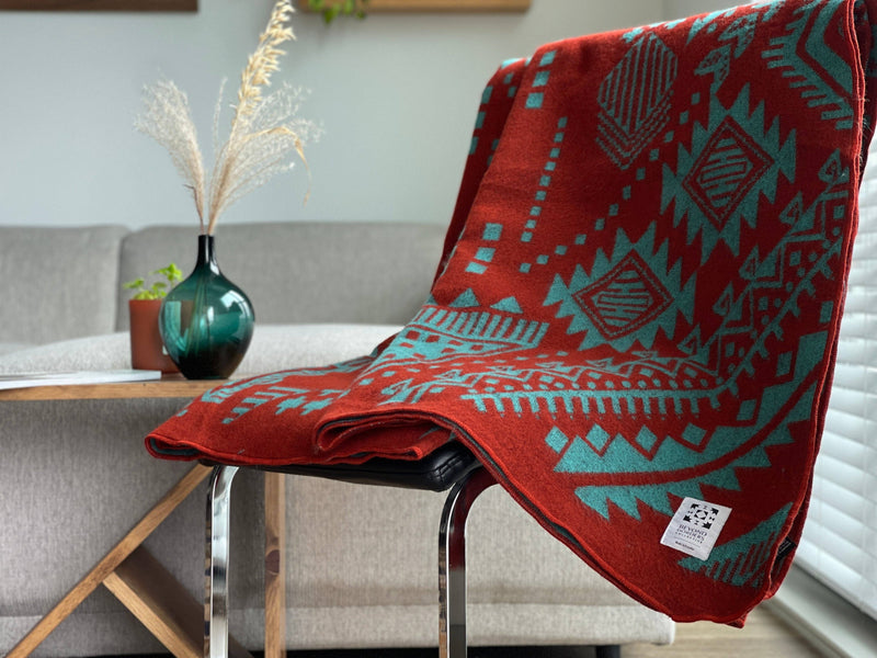 Quito Blanket - Rust Orange