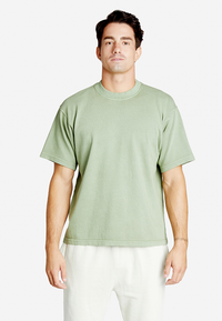 Urban Heavy Weight T Shirt: Oil Green / L