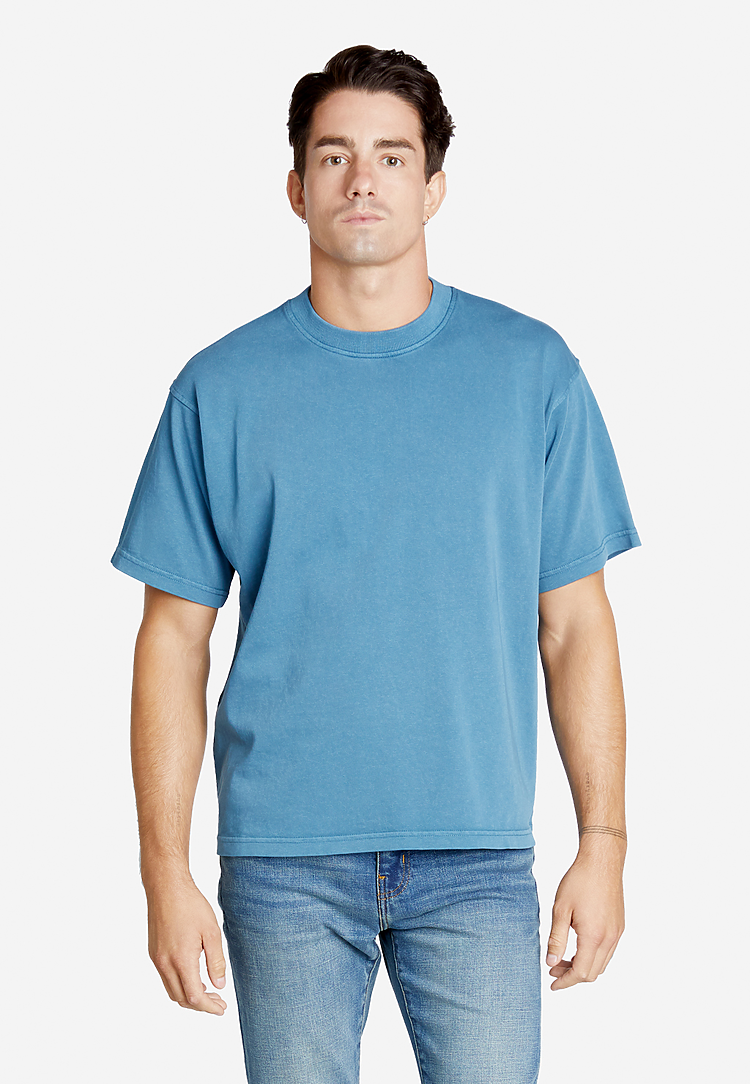Urban Heavy Weight T Shirt: Oil Green / S