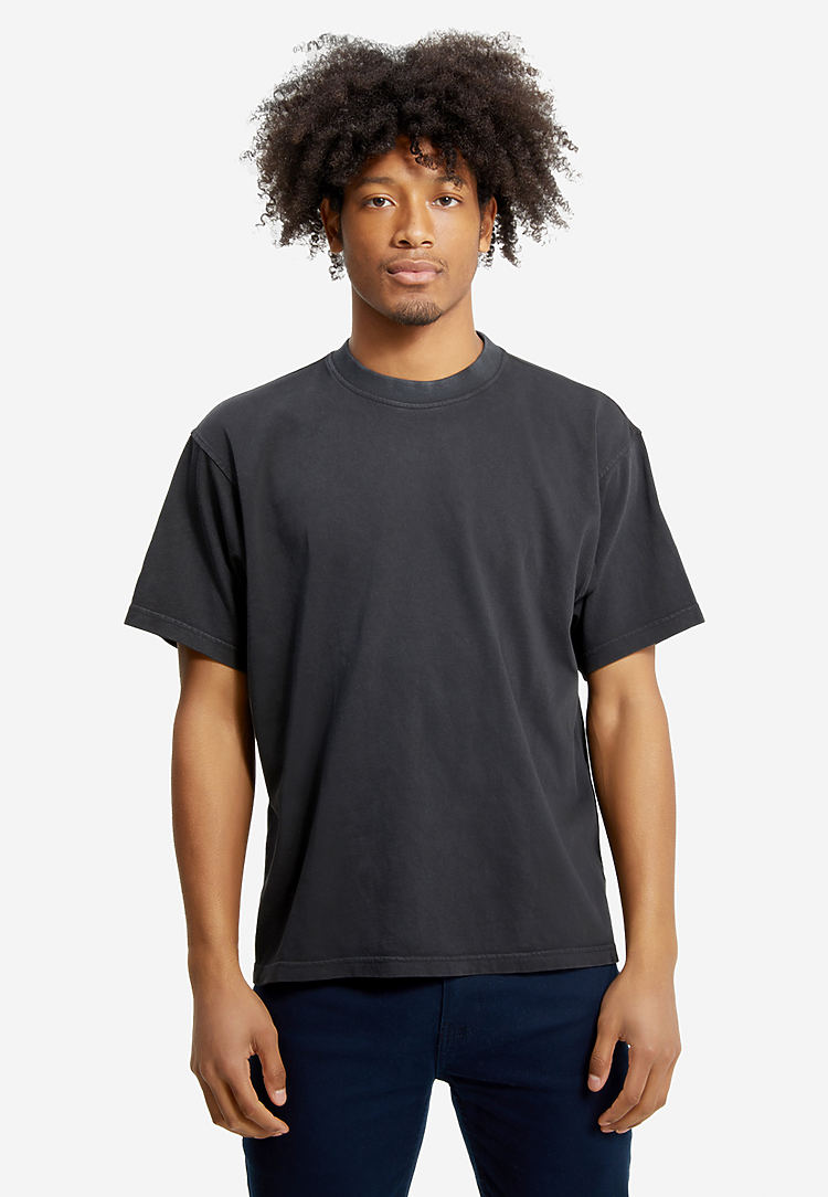 Urban Heavy Weight T Shirt: Oil Green / S