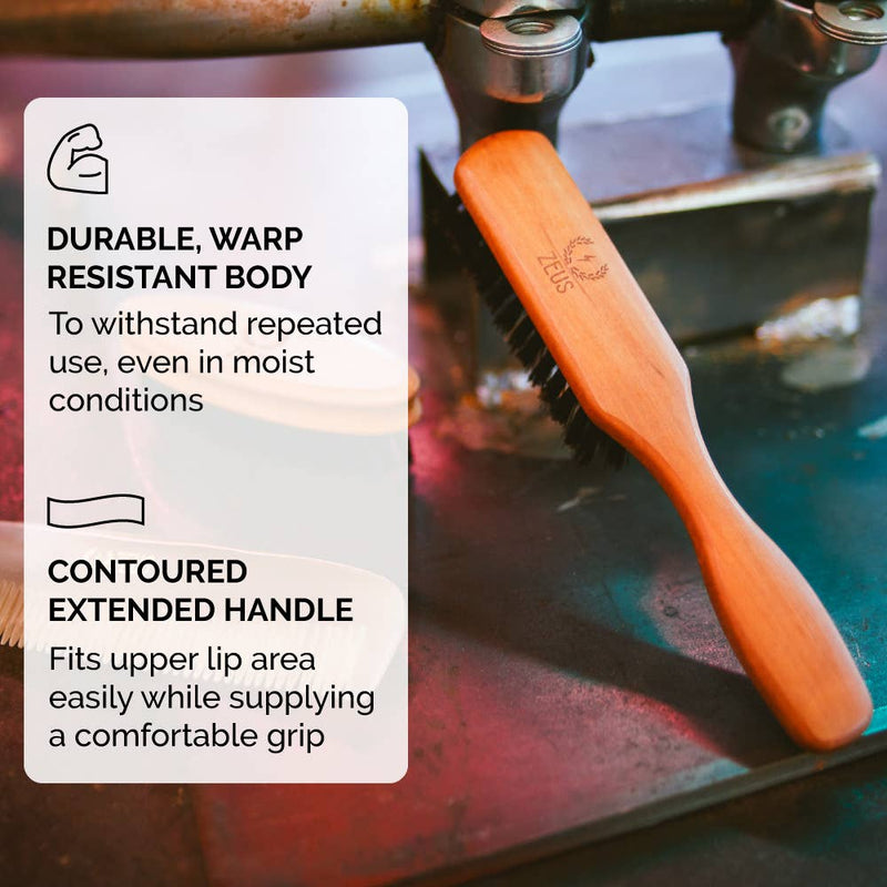 Handled Beard Brush, Firm