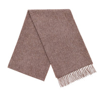 Plain Luxury Scarf Collection - 100% Merino Lambswool: Camel