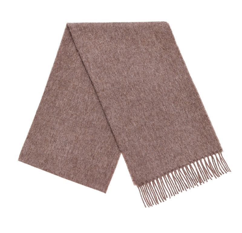 Plain Luxury Scarf Collection - 100% Merino Lambswool: Camel