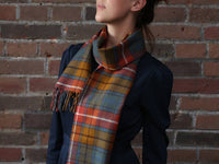 Antique Buchanan Scarf- 100% Merino Wool - Made in England