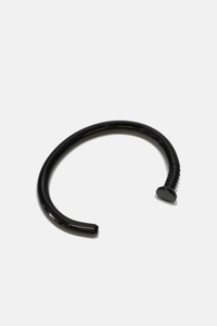 Steel Nail Cuff : Black Steel