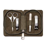 Breed Sabre 4 Piece Surgical Steel Groom Kit: Green