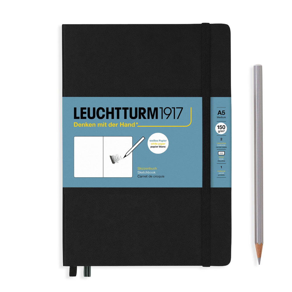 Sketchbooks - 150g/m² Paper Plain: Black / Medium