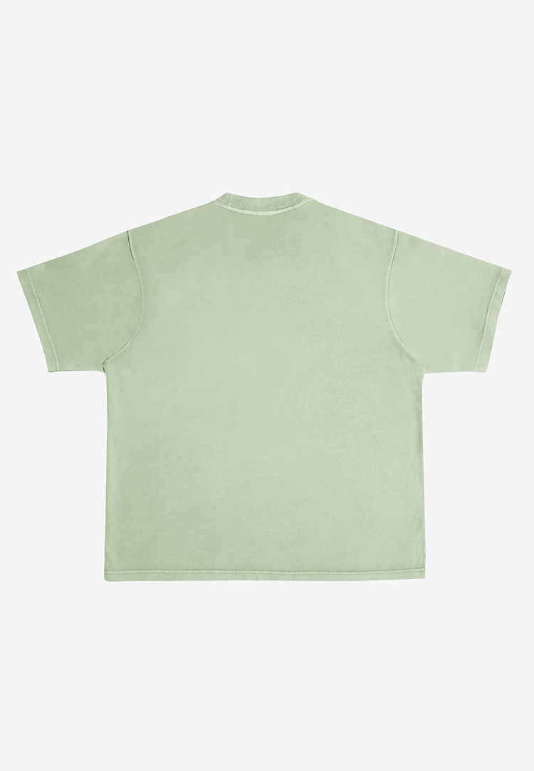Urban Heavy Weight T Shirt: Oil Green / S