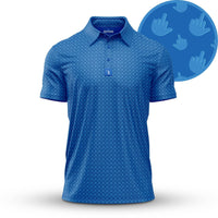 Birdie Finger - Blue Jay - Polo: L