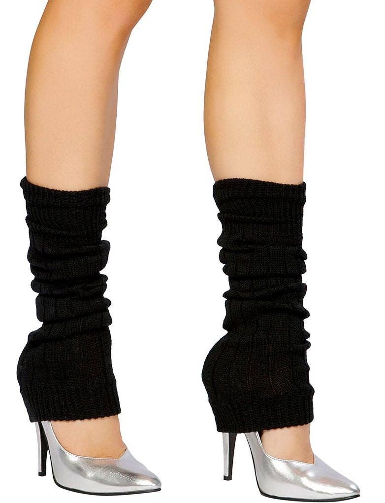 Alpaca Leg Warmers: Black / One Size / Leg Warmers