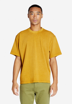 Urban Heavy Weight T Shirt: Oil Green / S