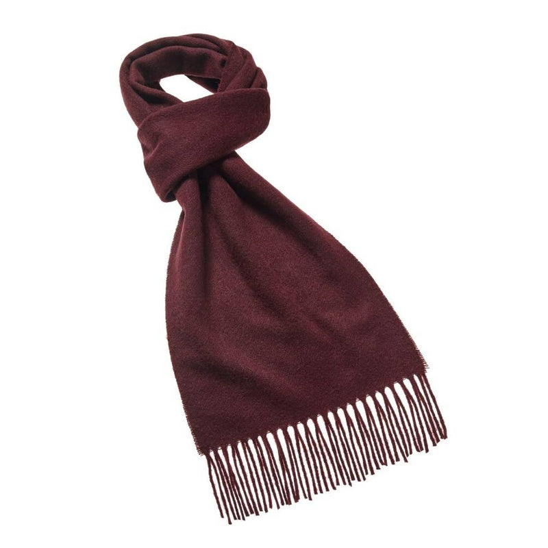 Plain Luxury Scarf Collection - 100% Merino Lambswool: Camel