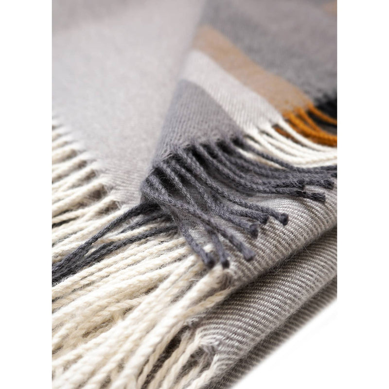 100% Baby Alpaca Throw - Dove Tail