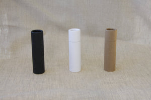 .3 ounce / 8.5 g Matte Black Lip Balm Tubes: 50 / #1