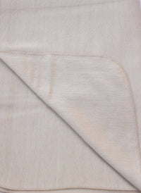Alpaca Bed Blanket: Ecru