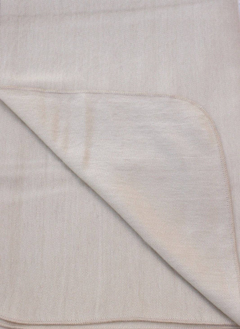 Alpaca Bed Blanket: Ecru