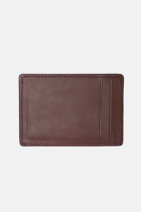 Traditional Cow-hide Leather Cardholder: Blue