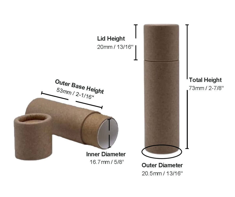 .3 ounce / 8.5 g Matte Black Lip Balm Tubes: 50 / #1