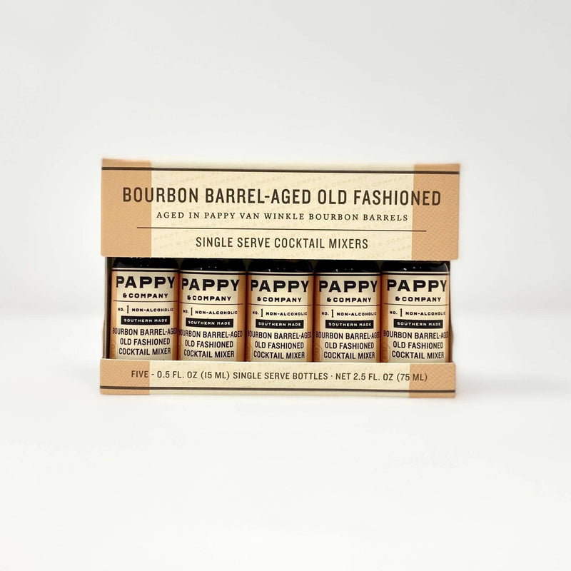 Pappy Van Winkle Bourbon Barrel-Aged Old Fashioned Mix - Single Serve 5 pack
