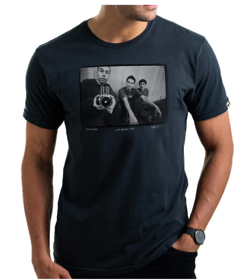 "Beastie Boys" Faded Black Tee