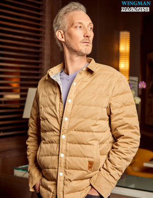 Quilted Jacket in Cream