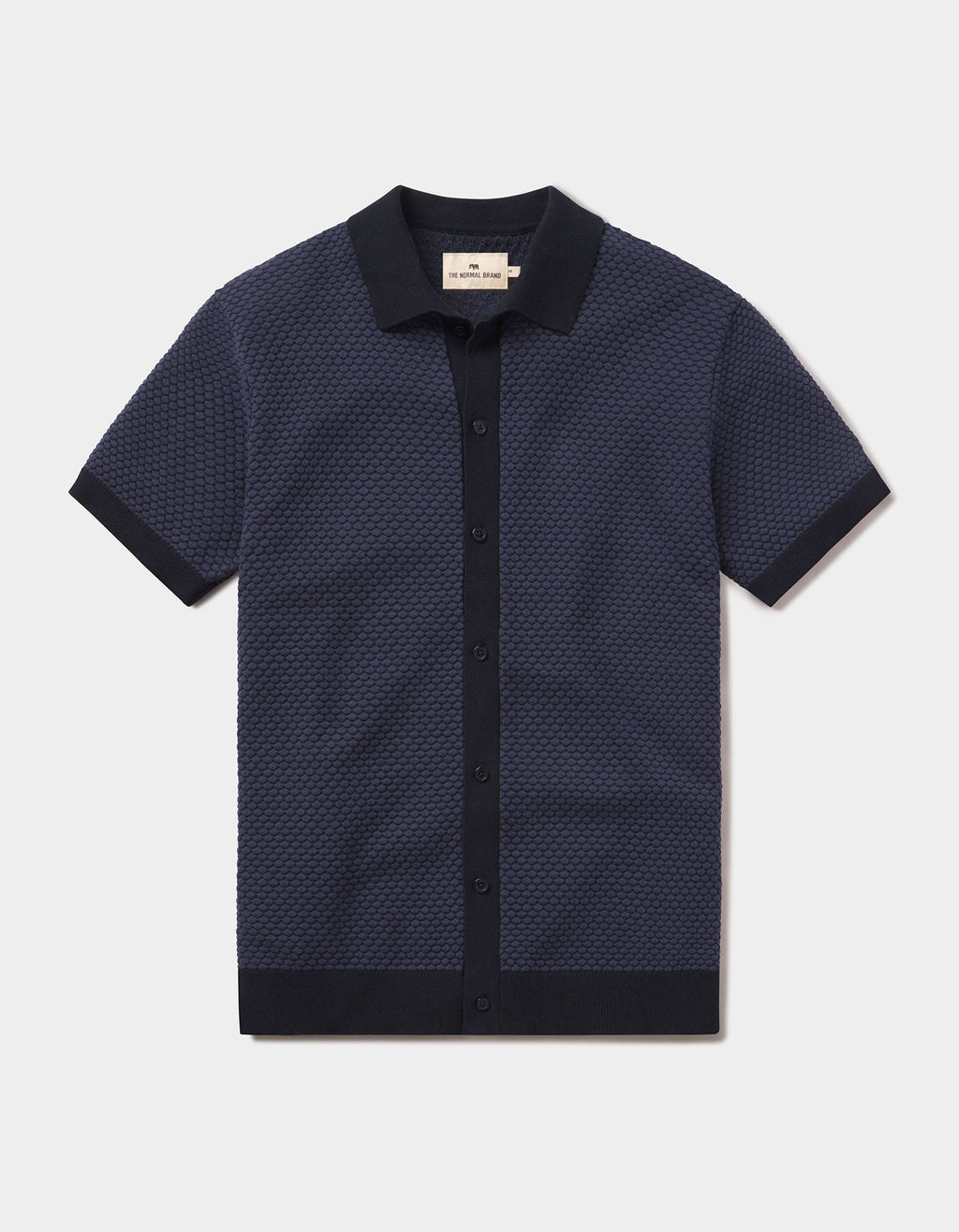 Robles Knit Jacquard Button Up