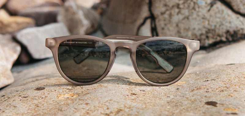 Francis ACTV: Matte Smoke/ Elm Burl - G15 Polarized