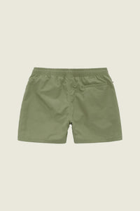 Green Nylon Swim Shorts