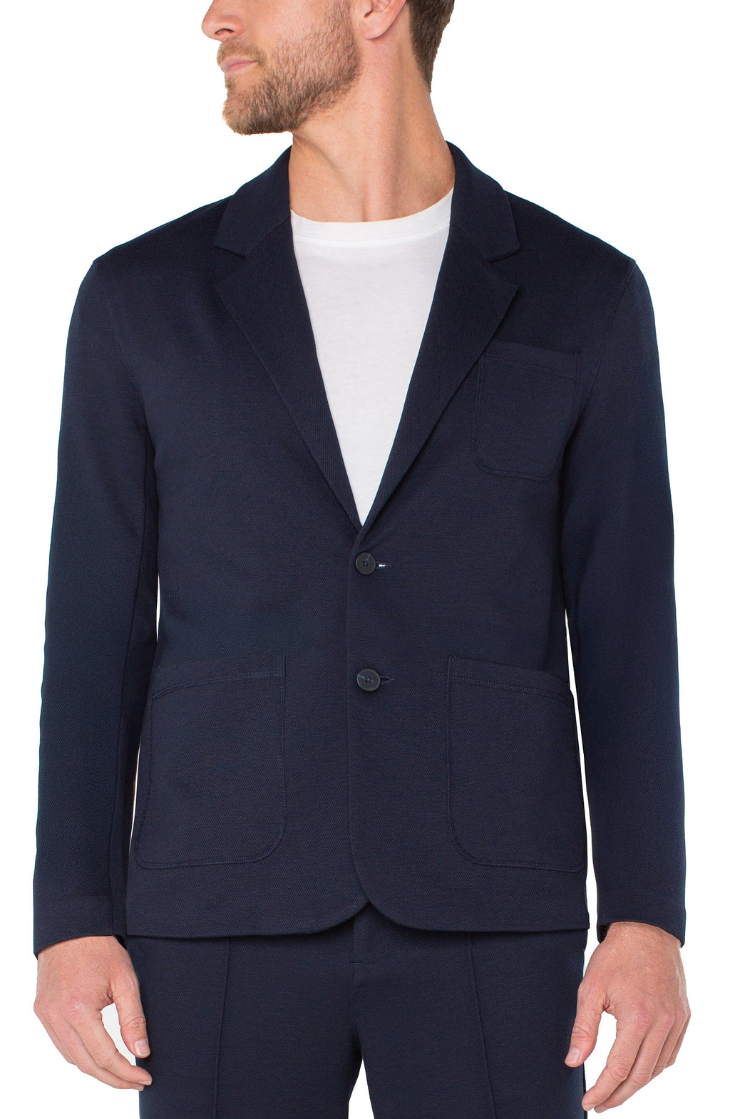 Overstitch Patch Pocket Blazer