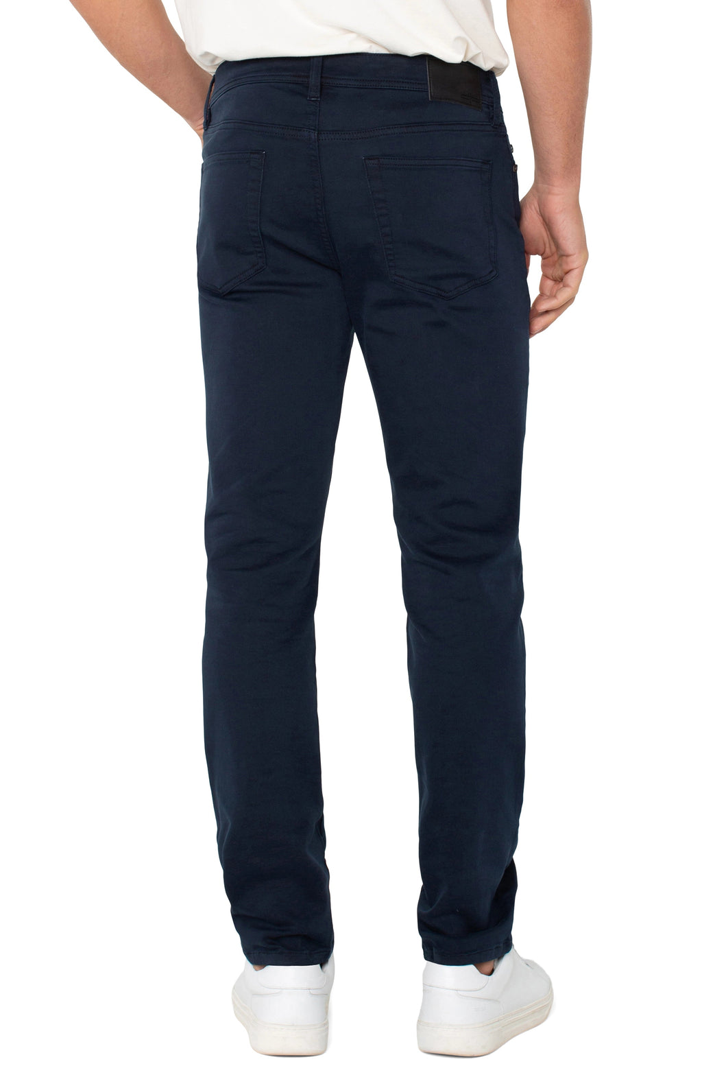 Navy Kingston Modern Straight Pants