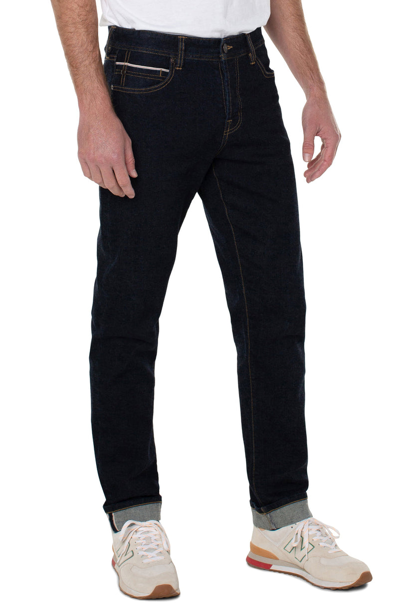 Kingston Modern Straight Stretch Selvedge Cuff