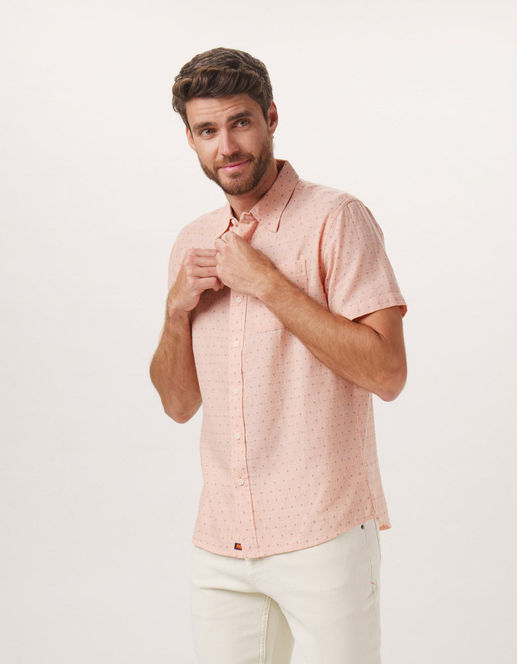 Freshwater Short Sleeve Button Up Shirt