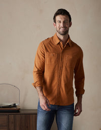 Sequoia Jacquard Long Sleeve Button Down