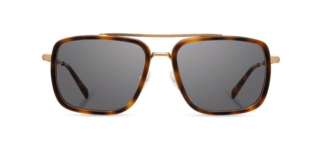 Grant Acetate: Matte Brindle & Matte Gold/ Walnut