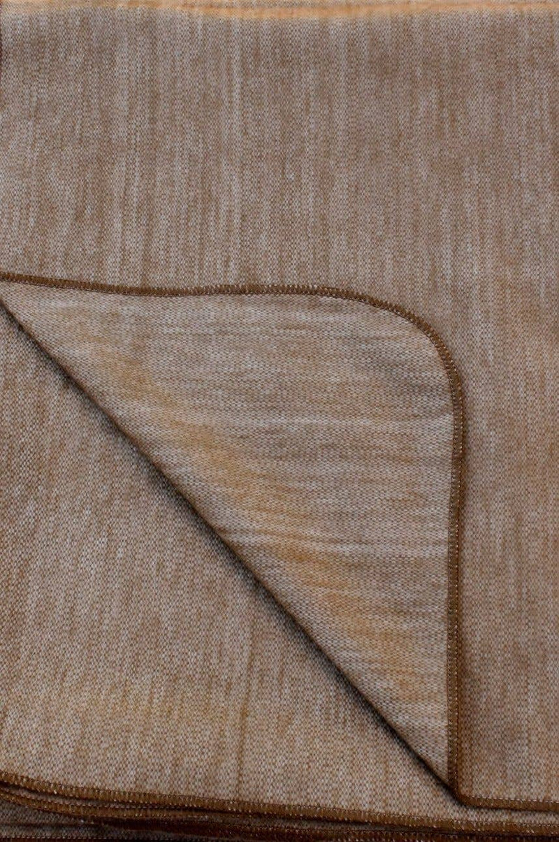 Alpaca Bed Blanket: Ecru