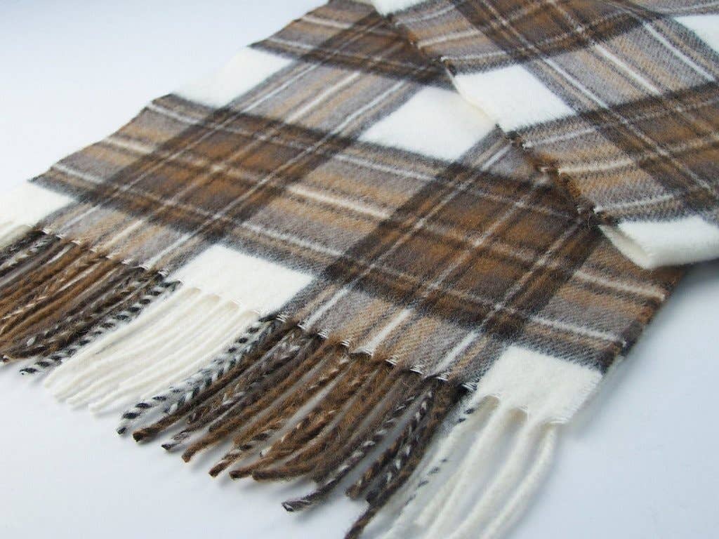 Tartan Natural Dress Stewart Scarf