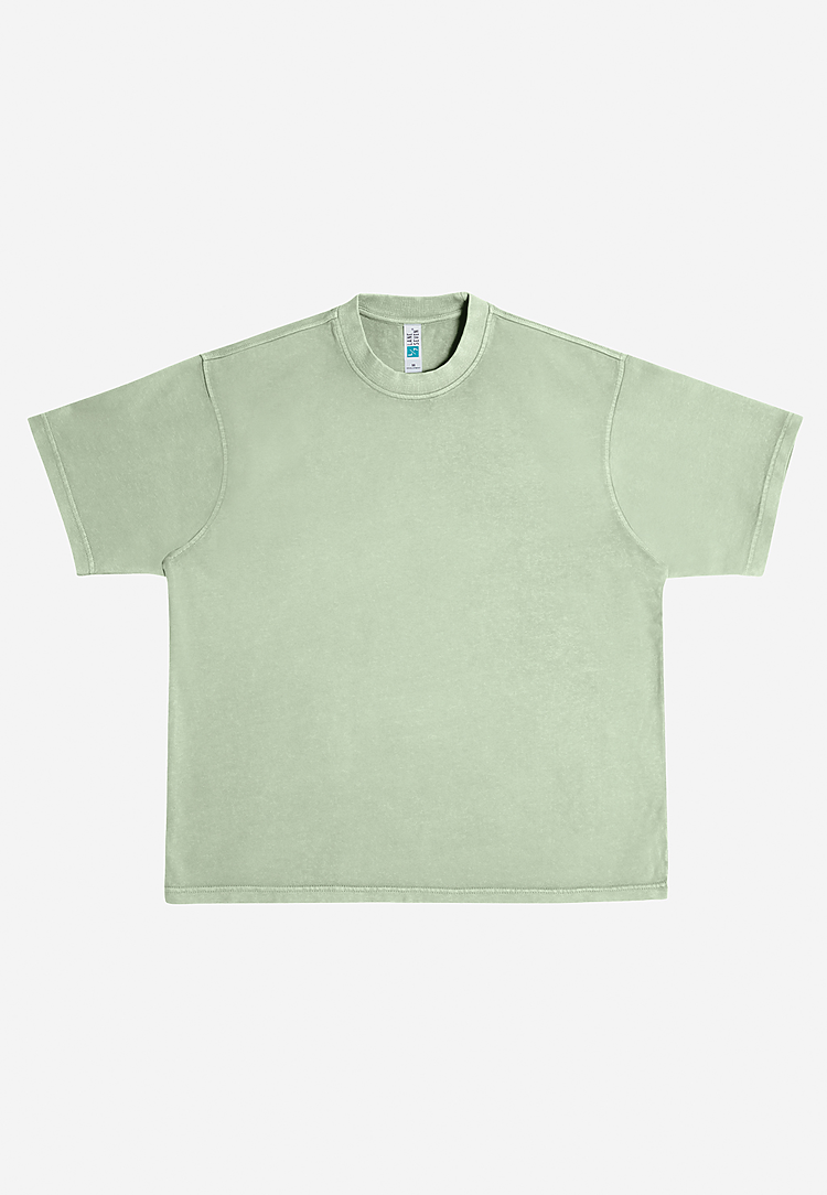 Urban Heavy Weight T Shirt: Oil Green / S
