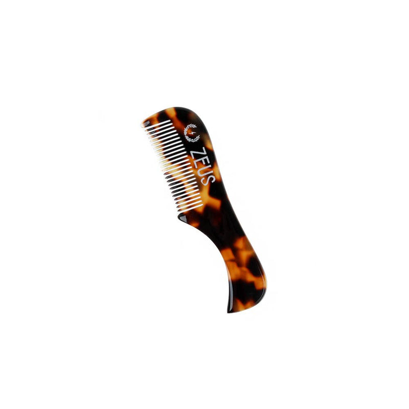 Acetate Mustache Comb, 3” - Tortoiseshell