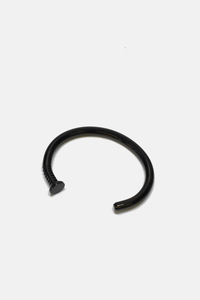 Steel Nail Cuff : Black Steel